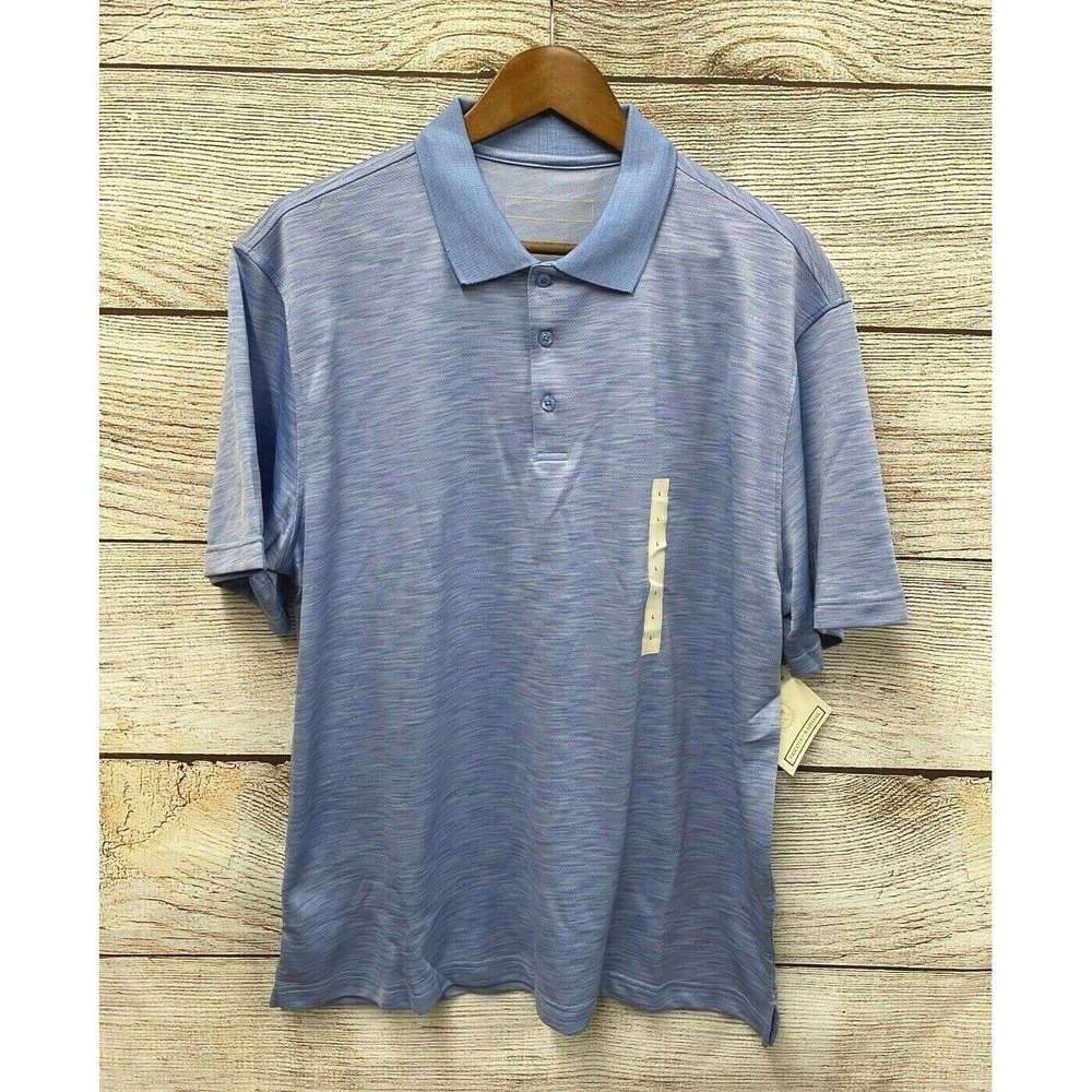 Tricots St Raphael Polo Shirt Mens Size XLarge Lavender Polyester Polo Shirt New